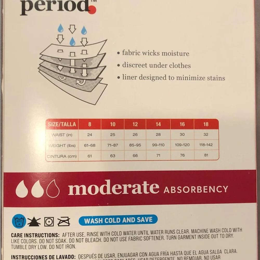 Hanes girls period